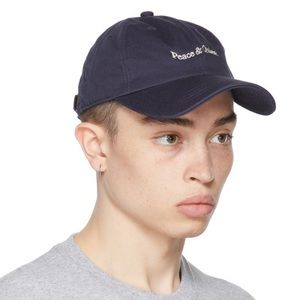 Museum of Peace & Quiet Wordmark Hat - Navy